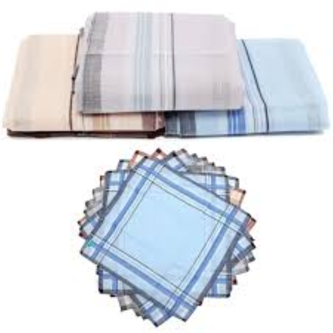 FAY POCKETS HANDKERCHIEF 12X10(SINGLES)